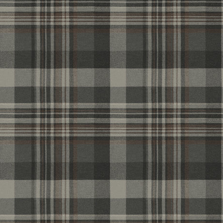 Chesapeake 4192-72632 Dutton Plaid Charcoal Flannel Wallpape