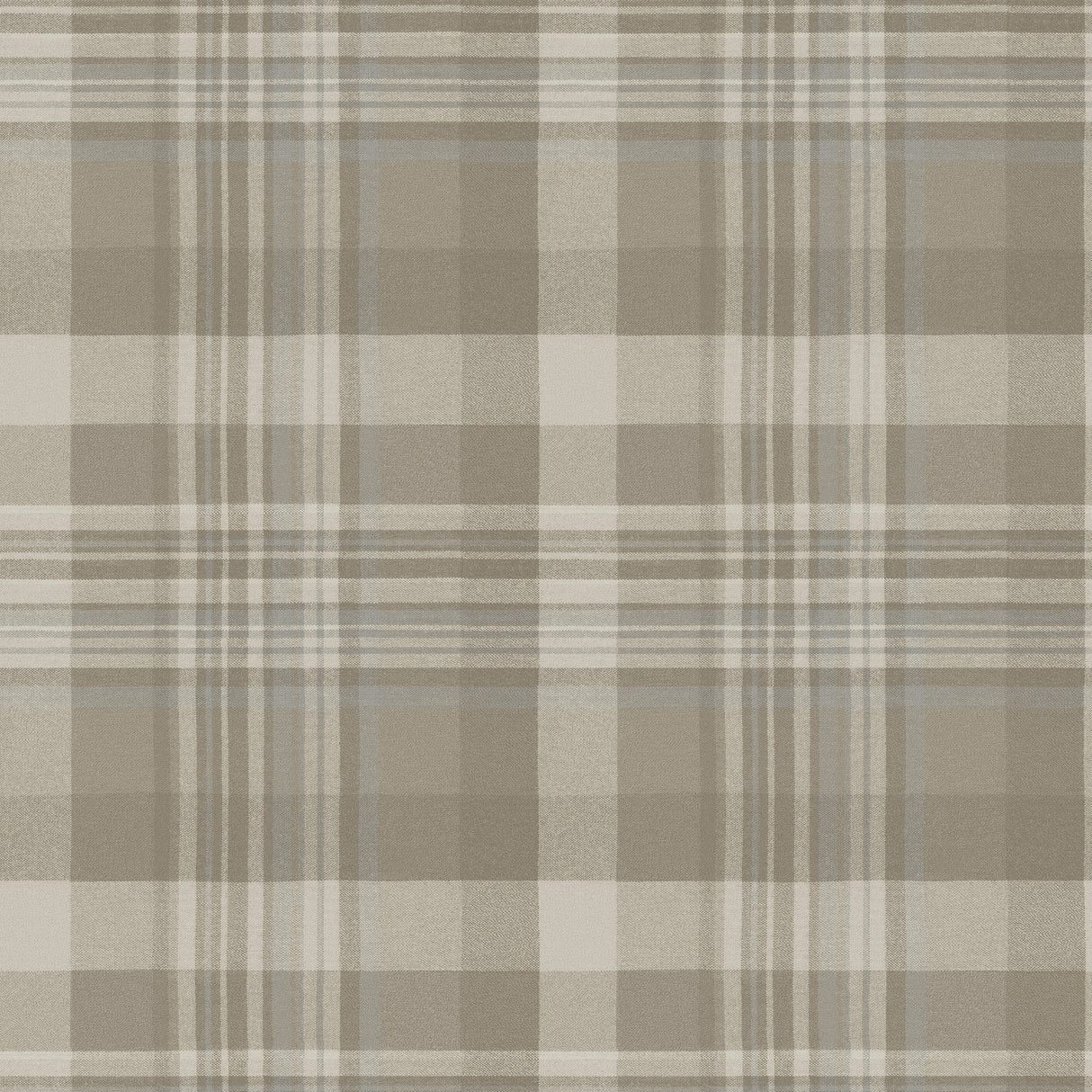 Chesapeake 4192-72633 Dutton Plaid Light Brown Flannel Wallp