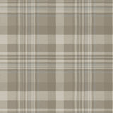 Chesapeake 4192-72633 Dutton Plaid Light Brown Flannel Wallp