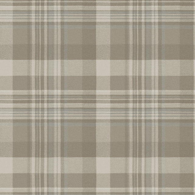 Chesapeake 4192-72633 Dutton Plaid Light Brown Flannel Wallp
