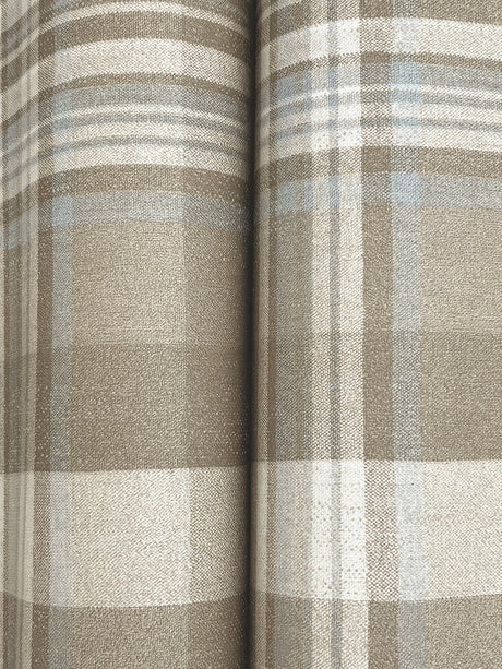 Chesapeake 4192-72633 Dutton Plaid Light Brown Flannel Wallp