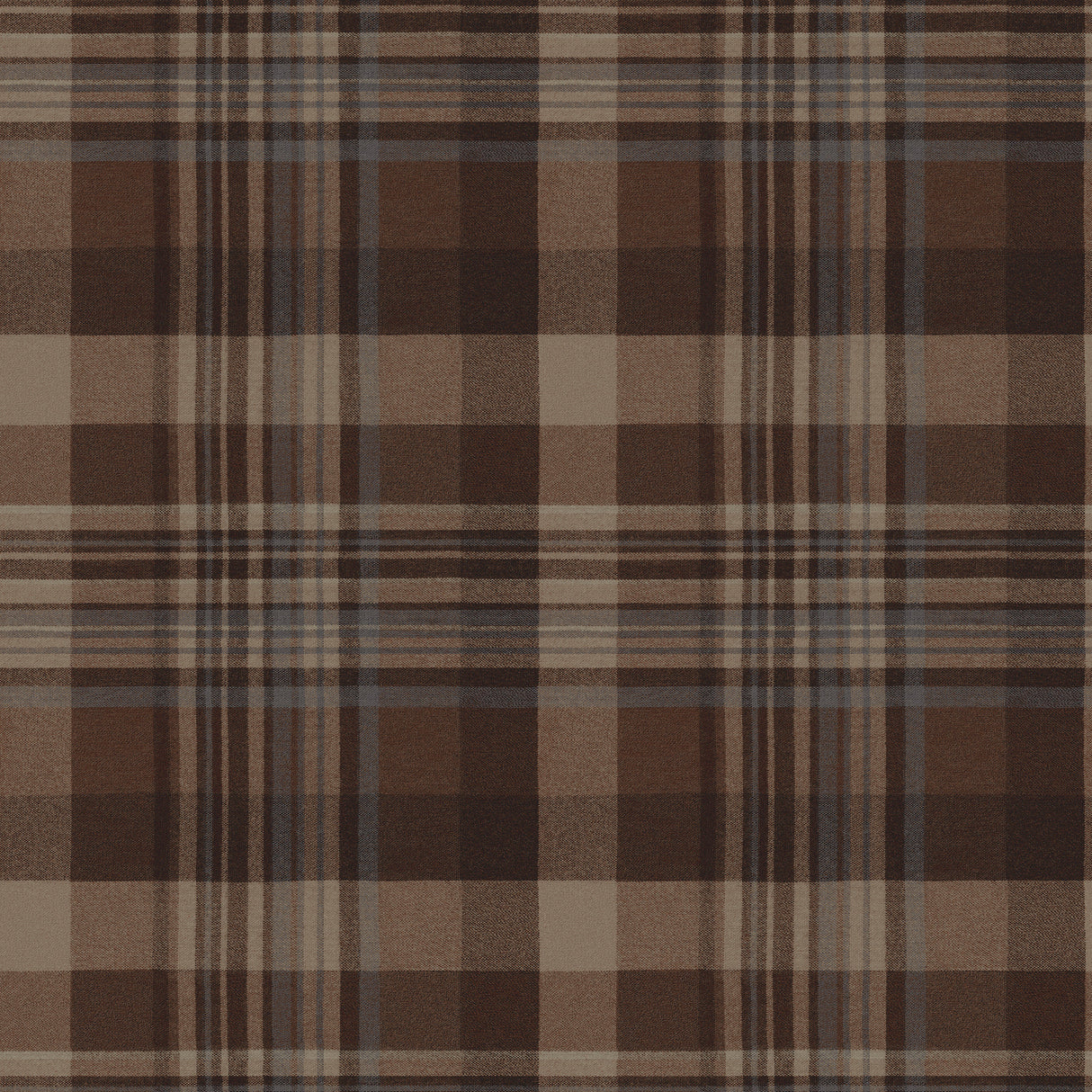 Chesapeake 4192-72636 Dutton Plaid Rust Flannel Wallpaper