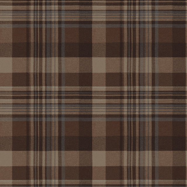 Chesapeake 4192-72636 Dutton Plaid Rust Flannel Wallpaper