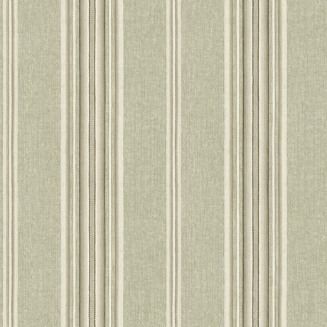 Chesapeake 4192-83121 Calvados Moss Linen Stripe Wallpaper