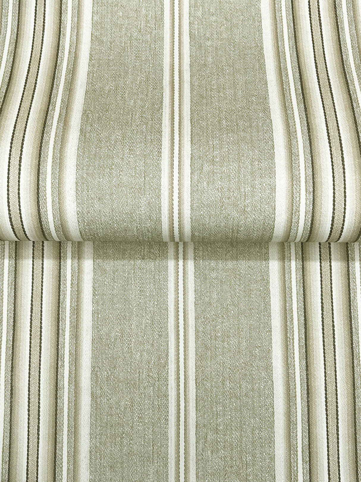 Chesapeake 4192-83121 Calvados Moss Linen Stripe Wallpaper