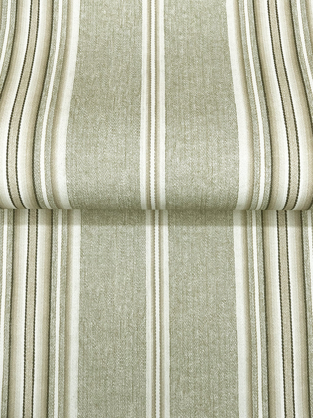 Chesapeake 4192-83121 Calvados Moss Linen Stripe Wallpaper