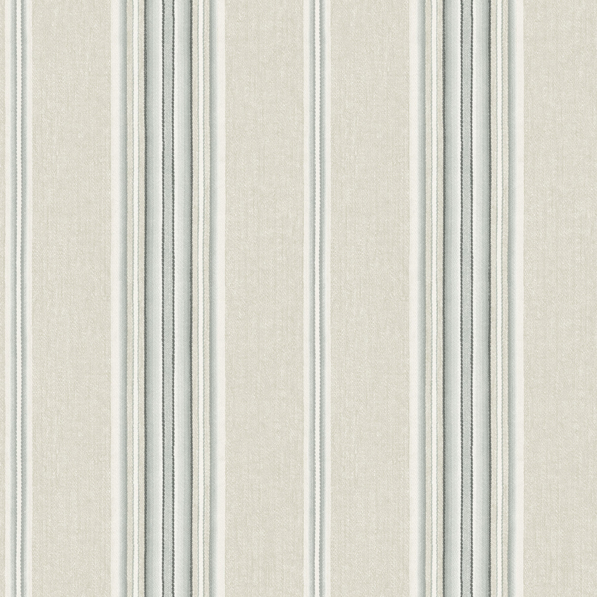 Chesapeake 4192-83122 Calvados Turquoise Linen Stripe Wallpa