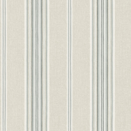 Chesapeake 4192-83122 Calvados Turquoise Linen Stripe Wallpa