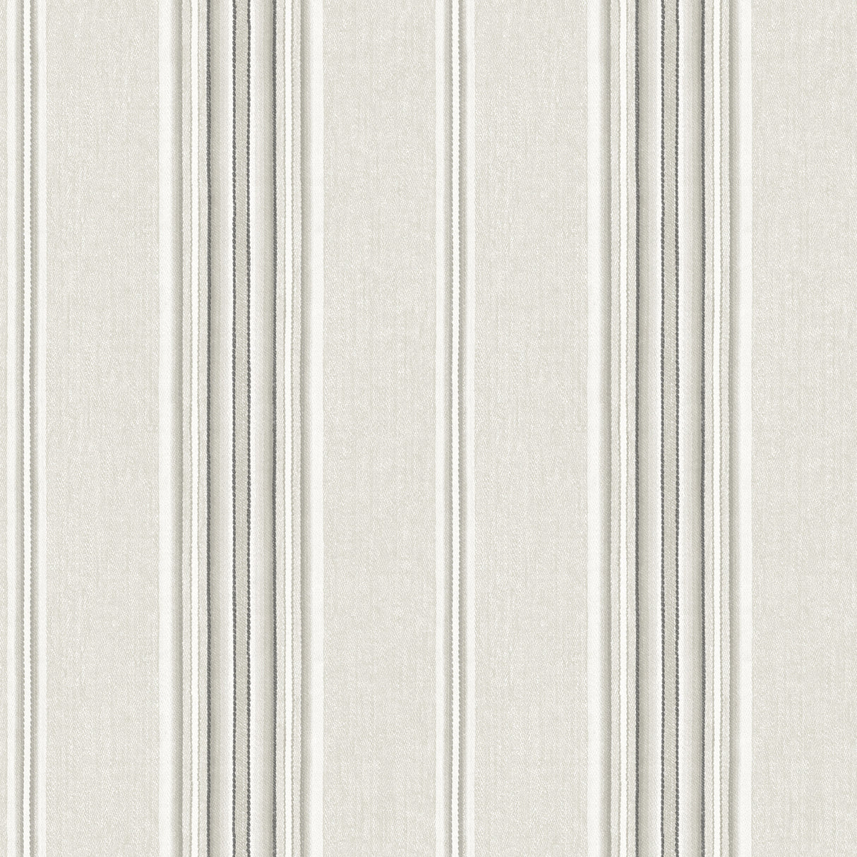 Chesapeake 4192-83124 Calvados Grey Linen Stripe Wallpaper