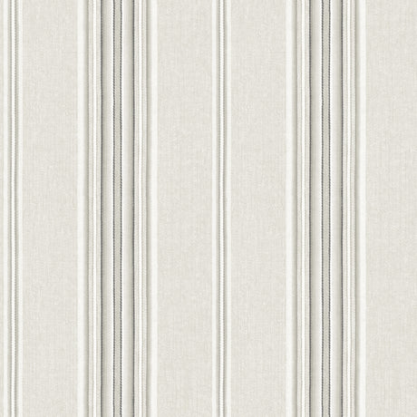 Chesapeake 4192-83124 Calvados Grey Linen Stripe Wallpaper