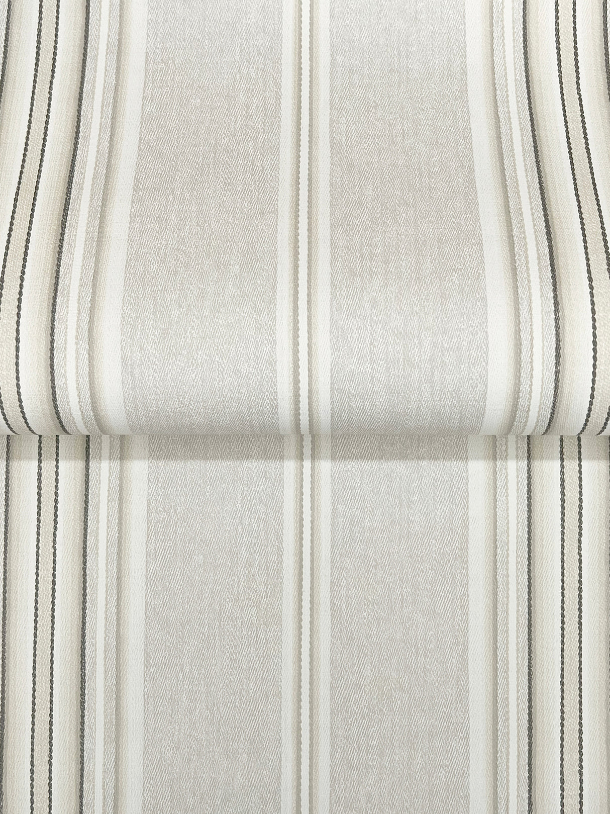 Chesapeake 4192-83124 Calvados Grey Linen Stripe Wallpaper