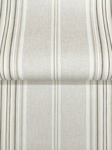 Chesapeake 4192-83124 Calvados Grey Linen Stripe Wallpaper