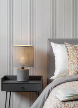 Chesapeake 4192-83124 Calvados Grey Linen Stripe Wallpaper