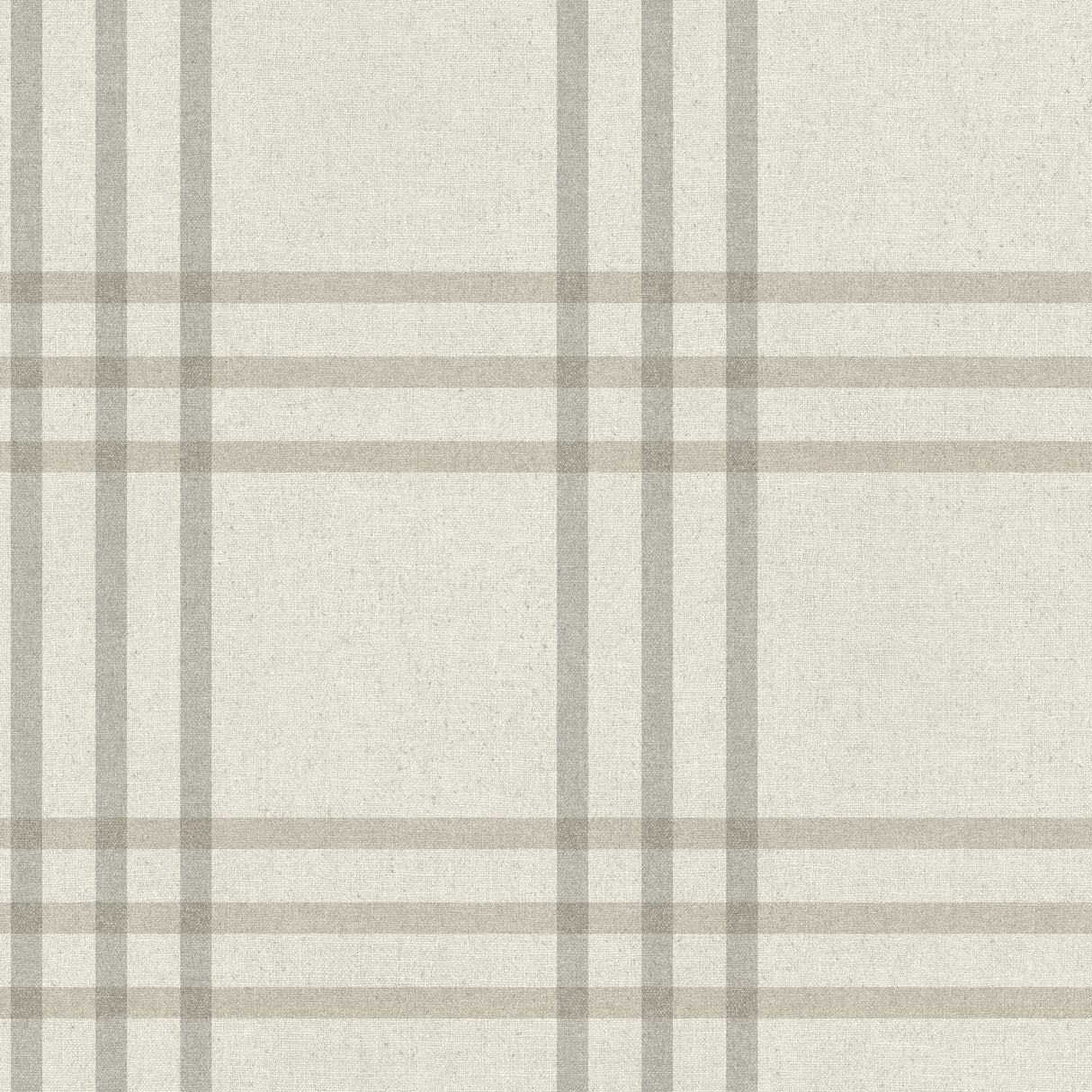 Chesapeake 4192-83401 Fletcher Grey Plaid Wallpaper