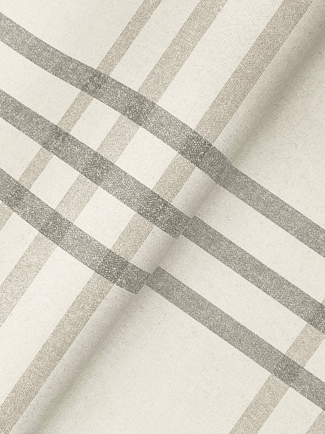 Chesapeake 4192-83401 Fletcher Grey Plaid Wallpaper