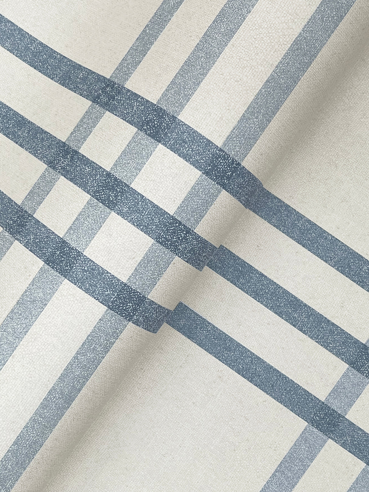 Chesapeake 4192-83402 Fletcher Blue Plaid Wallpaper