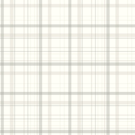 Chesapeake 4192-83407 Burgess Light Grey Plaid Wallpaper