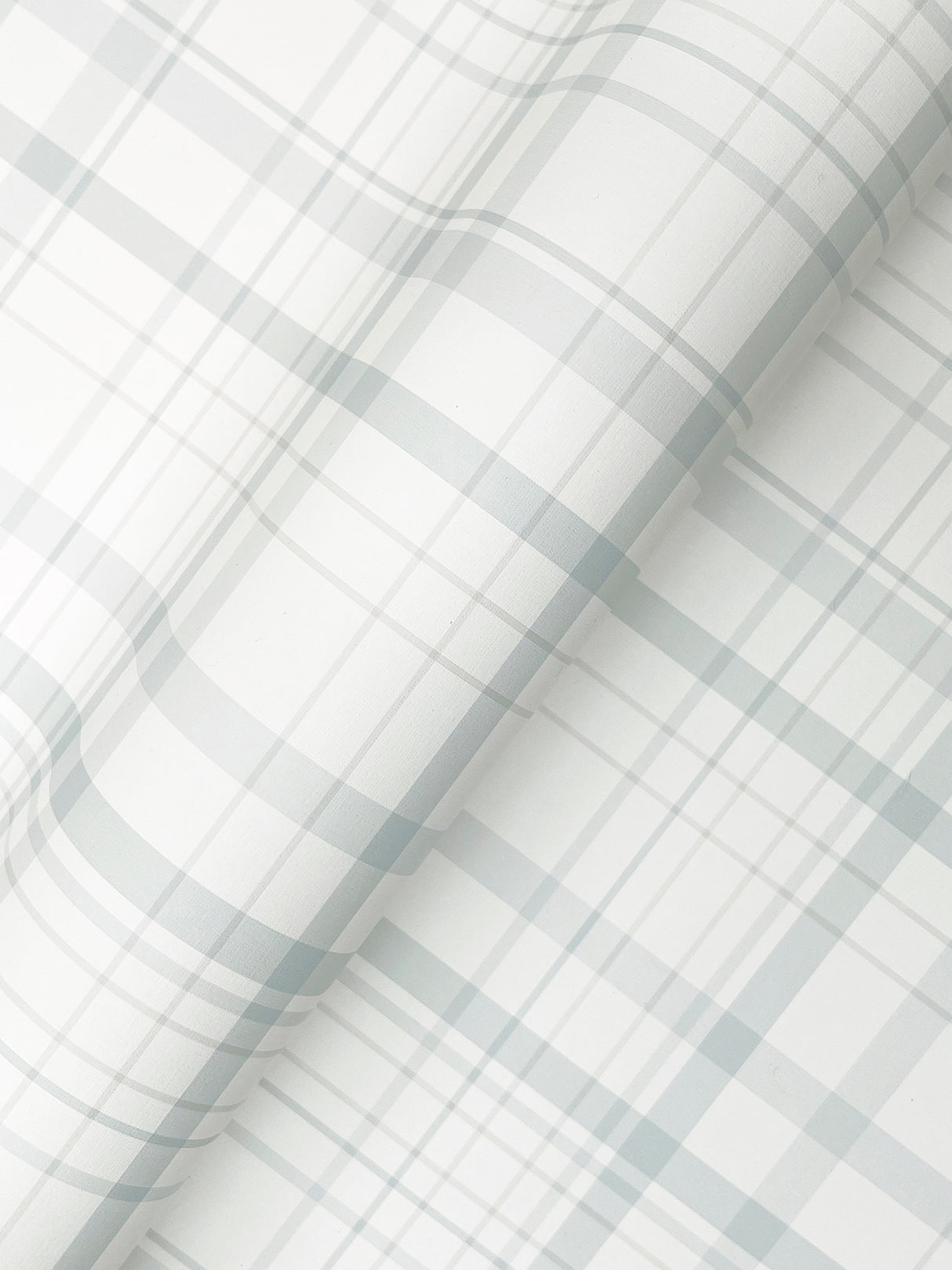 Chesapeake 4192-83410 Burgess Light Blue Plaid Wallpaper