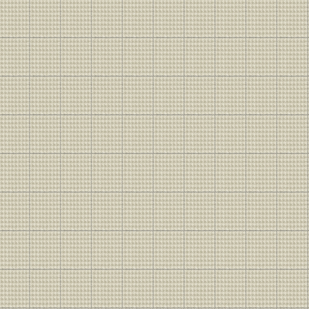 Chesapeake 4192-83414 Prescott Taupe Glen Check Wallpaper