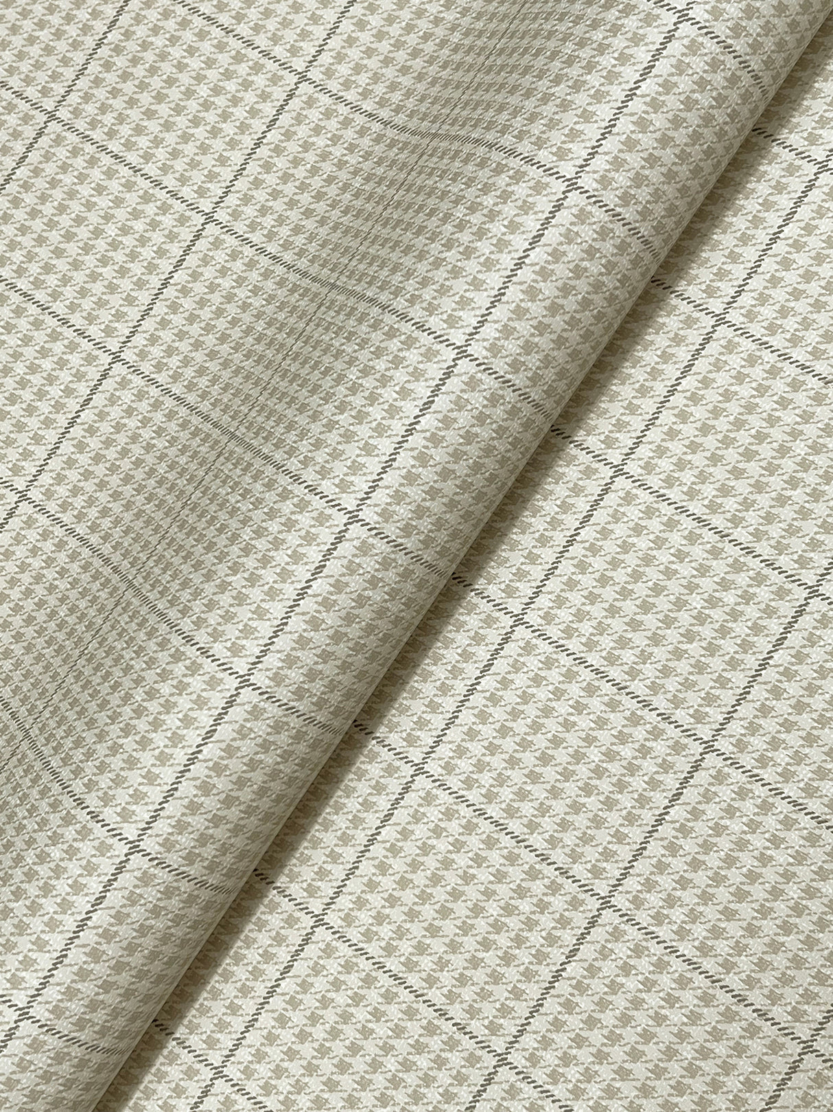 Chesapeake 4192-83414 Prescott Taupe Glen Check Wallpaper