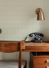 Chesapeake 4192-83414 Prescott Taupe Glen Check Wallpaper