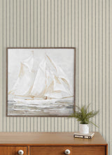 Chesapeake 4192-83429 Harville Black Double Stripe Wallpaper