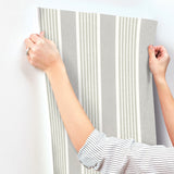 Chesapeake 4192-83432 Bingley Green Embellished Stripe Wallp
