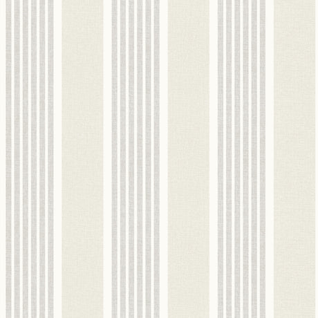 Chesapeake 4192-83434 Bingley Light Grey Embellished Stripe 
