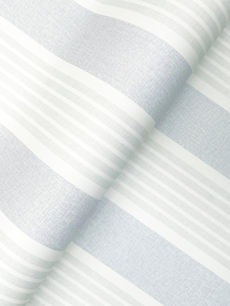 Chesapeake 4192-83436 Bingley Light Blue Embellished Stripe 