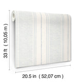Chesapeake 4192-83439 Maddox Sky Blue Flannel Stripe Wallpap