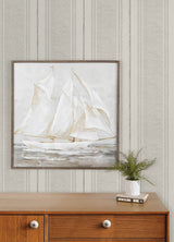 Chesapeake 4192-83441 Maddox Grey Flannel Stripe Wallpaper