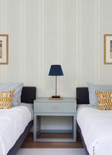 Chesapeake 4192-83442 Maddox Light Blue Flannel Stripe Wallp