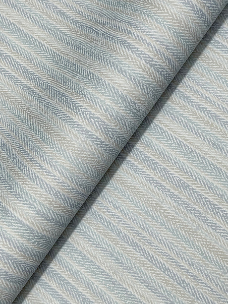 Chesapeake 4192-83447 Stokes Blue Chevron Stripe Wallpaper