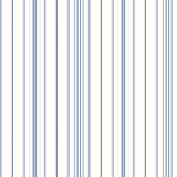 Chesapeake 4192-83454 Lascelle Blue Modern Pinstripe Wallpap