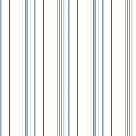 Chesapeake 4192-83454 Lascelle Blue Modern Pinstripe Wallpap