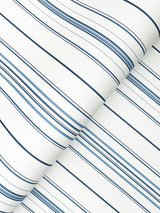 Chesapeake 4192-83454 Lascelle Blue Modern Pinstripe Wallpap