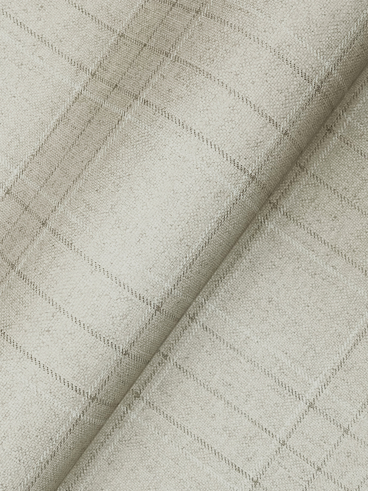 Chesapeake 4192-83456 Fox Hollow Light Grey Dashed Plaid Wal