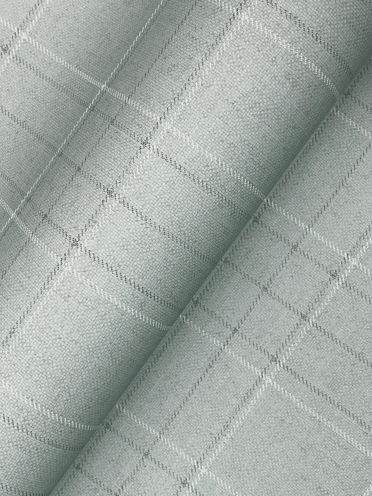 Chesapeake 4192-83459 Fox Hollow Turquoise Dashed Plaid Wall