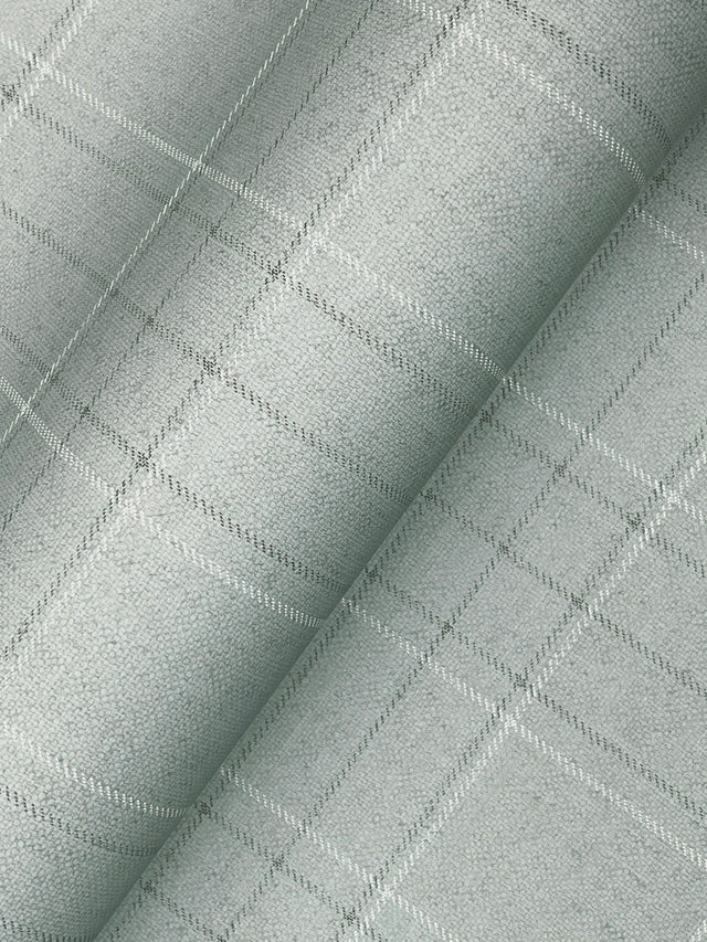 Chesapeake 4192-83459 Fox Hollow Turquoise Dashed Plaid Wall