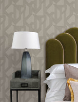 A-Street Prints 4198-27800 Franz Dove Geometric Wallpaper