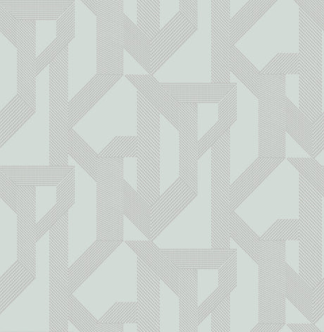 A-Street Prints 4198-27801 Franz Light Blue Geometric Wallpa