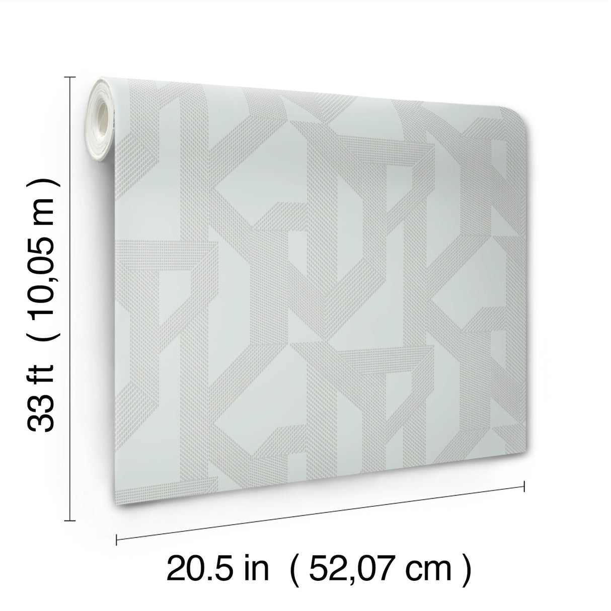 A-Street Prints 4198-27801 Franz Light Blue Geometric Wallpa