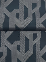 A-Street Prints 4198-27802 Franz Navy Geometric Wallpaper