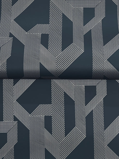 A-Street Prints 4198-27802 Franz Navy Geometric Wallpaper