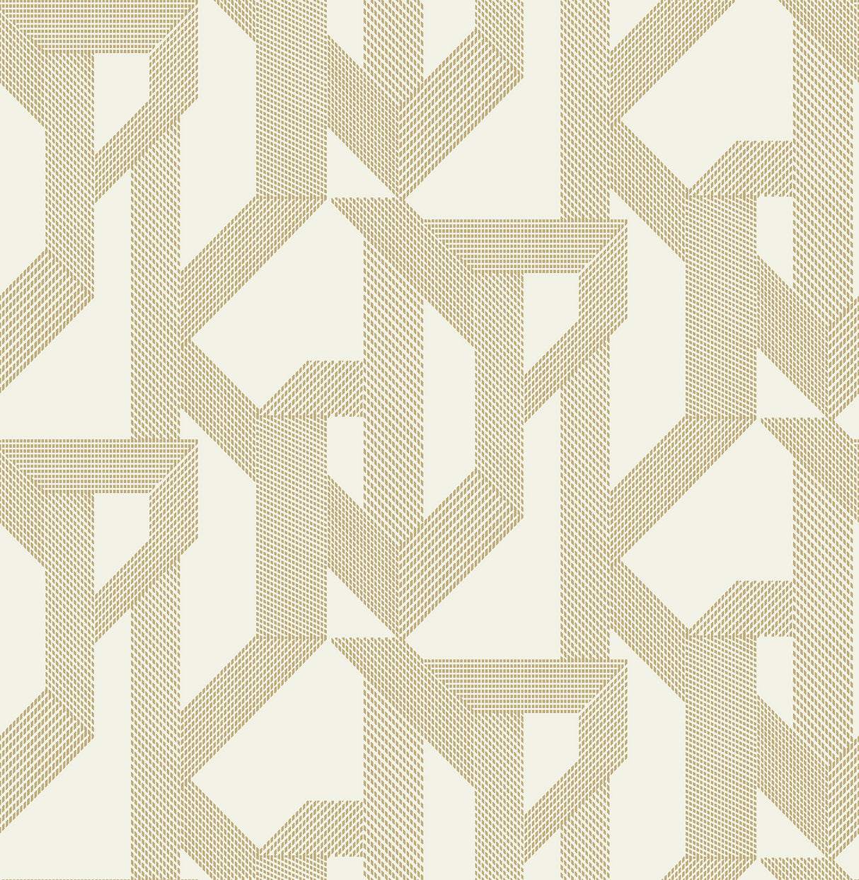 A-Street Prints 4198-27803 Franz Gold Geometric Wallpaper
