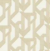 A-Street Prints 4198-27803 Franz Gold Geometric Wallpaper
