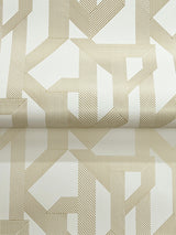 A-Street Prints 4198-27803 Franz Gold Geometric Wallpaper