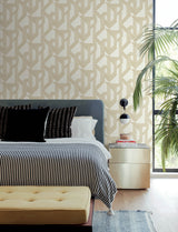 A-Street Prints 4198-27803 Franz Gold Geometric Wallpaper