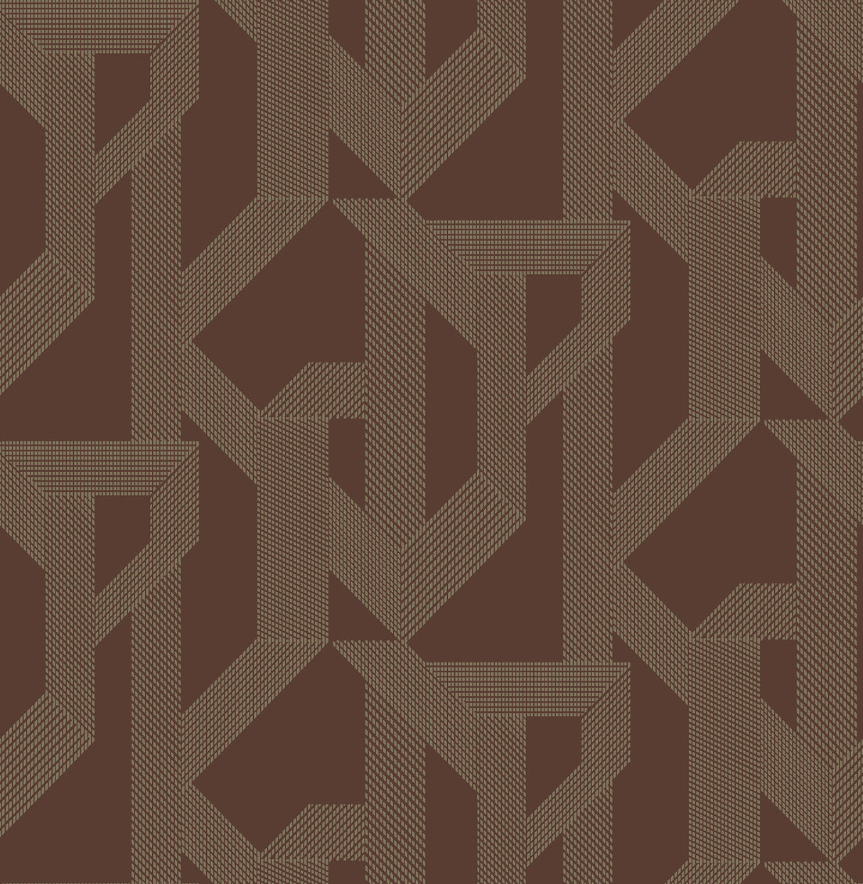 A-Street Prints 4198-27804 Franz Maroon Geometric Wallpaper