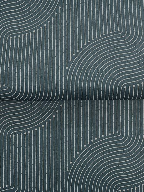 A-Street Prints 4198-27806 Braddock Teal Rhythmic Flow Wallp